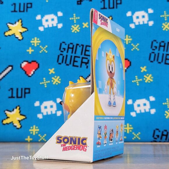 Jakks Classic Sonic the Hedgehog Ray 2.5" Collectible Video Game Figure New - Picture 5 of 11